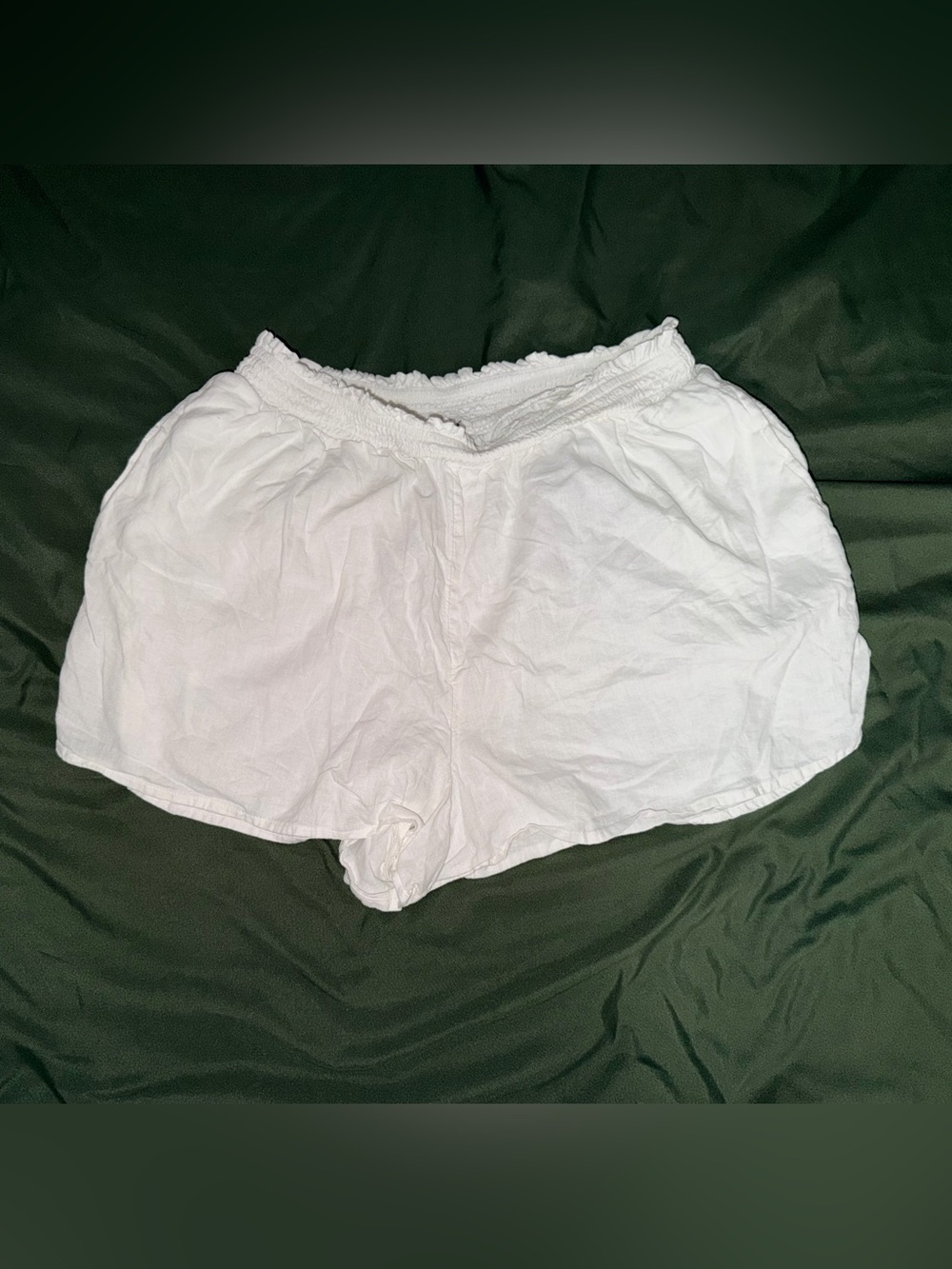 aerie White High Waist Lounge Shorts